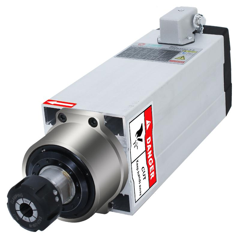 3.5kw cnc air cooled spindle motor high speed spindle motor 220v er25 collect engraving spindle motor